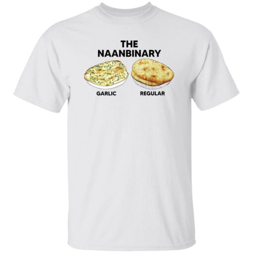 The Naanbinary Garlic Regular Shirt $19.95