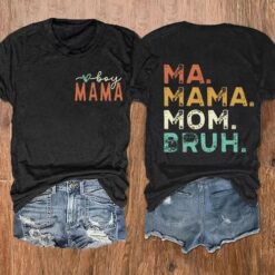 Boy Mama Ma MaMa Mom Bruh Shirt