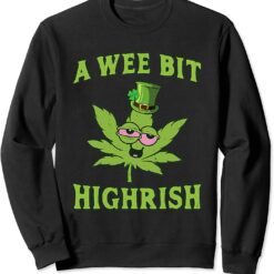 St Patricks Day A Wee Bit Highrish Sweatshirt