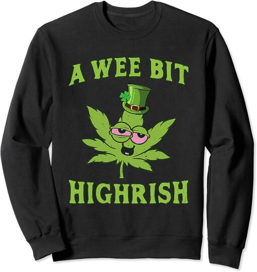 St Patricks Day A Wee Bit Highrish Sweatshirt