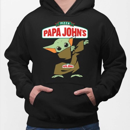 Baby Yoda Pizza Papa John's Hoodie