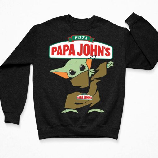 Baby Yoda Pizza Papa John's Shirt $19.95