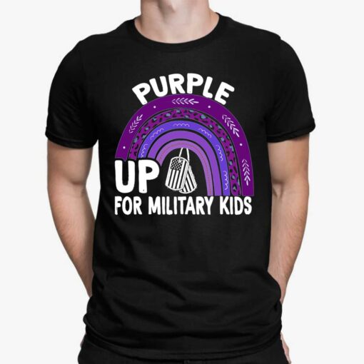 Purple Up For Military Kids Shirt