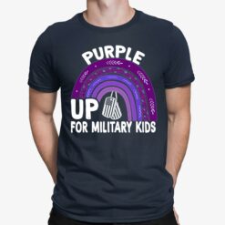 Purple Up For Military Kids Shirt