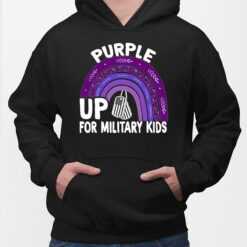 Purple Up For Military Kids Hoodie