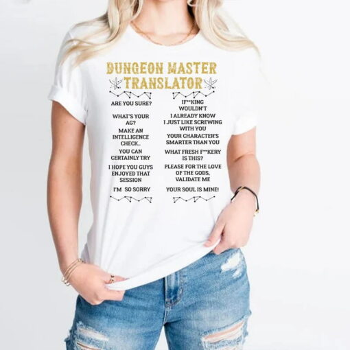 Dungeon Master Translator Shirt