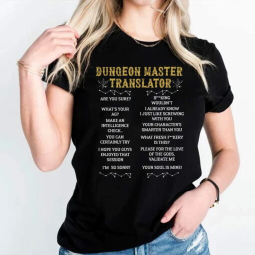 Dungeon Master Translator Shirt