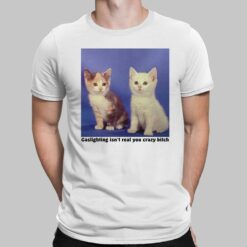 Cat Gaslighting Isn’t Real You Crazy B*tch Shirt