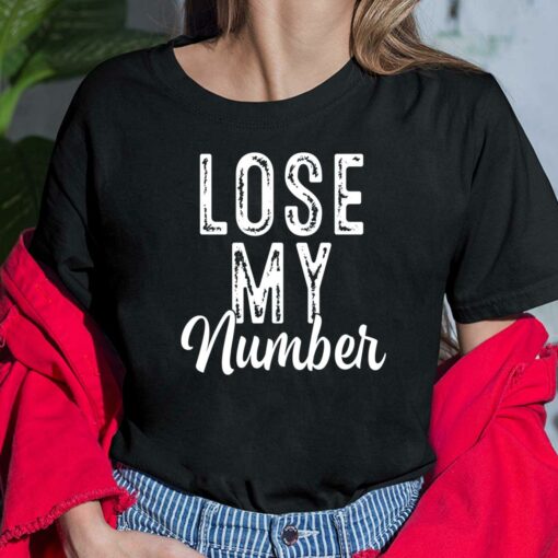 Lost My Number Ladies Shirt