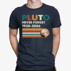 Pluto Never Forget 1930 2006 Shirt