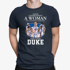 Never Underestimate A Woman Who Understands Basketball Shirt