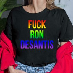 F*ck Ron Desantis Ladies Shirt