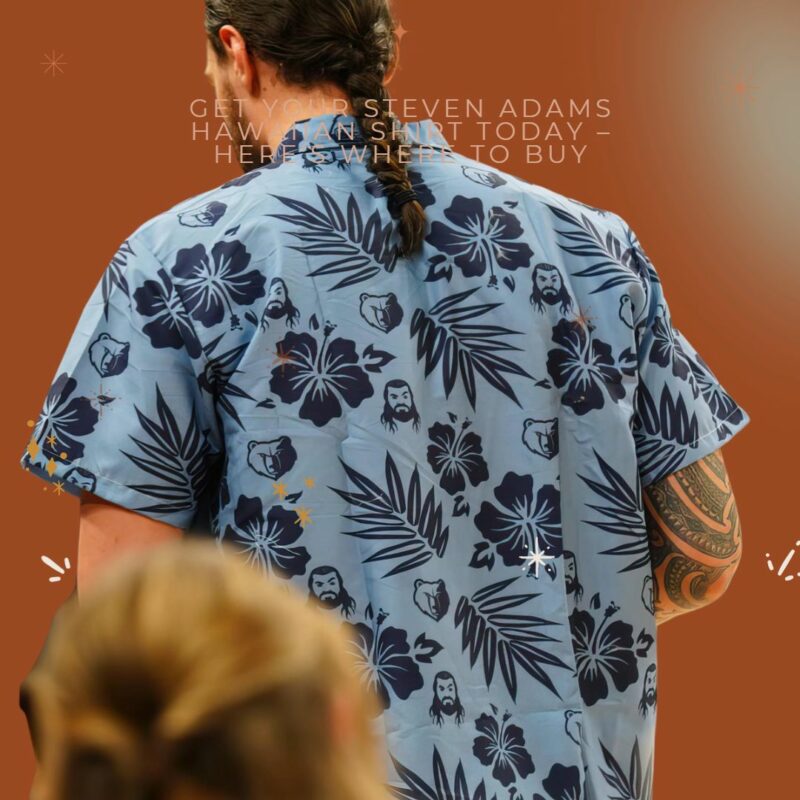 Get Your Steven Adams Hawaiian Shirt Today – Here's Where to Buy Basketball fans and fashion enthusiasts, rejoice! The Steven Adams Hawaiian shirt, which recently gained attention when the NBA star himself sported it on the Grizzlies bench, is now available for purchase. This unique piece of clothing combines vibrant, tropical patterns with the distinctive face of Steven Adams, creating a must-have item for fans and collectors alike. If you're wondering where to buy this one-of-a-kind Hawaiian shirt, look no further than Lelemoon. This online retailer specializes in offering a wide variety of clothing and accessories, and they have just added the Steven Adams Hawaiian shirt to their collection. To buy the shirt, simply follow these easy steps: Visit the Lelemoon website: Head over to https://www.lelemoon.com to explore their vast selection of products. You'll find the Steven Adams Hawaiian shirt in their catalog, along with other unique items. Find the Steven Adams Hawaiian shirt product page: To quickly locate the shirt, use the search bar at the top of the page and type in "Steven Adams Hawaiian shirt" or click on the following link: https://www.lelemoon.com/product/steven-adams-hawaiian-shirt/ Select your size and quantity: Once you've arrived at the product page, choose your desired size from the available options. Be sure to check the size chart to ensure a proper fit. After selecting your size, indicate the number of shirts you wish to purchase. Add to cart: Click the "Add to Cart" button to place the item in your virtual shopping cart. You can either continue browsing for more products or proceed to checkout. Checkout: When you're ready to complete your purchase, click on the shopping cart icon located in the upper right corner of the website. Review your order to make sure everything is correct, then click "Proceed to Checkout." Enter your shipping and payment information: Fill out the necessary shipping and billing details, and select your preferred payment method. Double-check your information for accuracy before submitting your order. Place your order: After entering all the required information, click the "Place Order" button to finalize your purchase. You'll receive a confirmation email with your order details and tracking information once your order has been processed and shipped. Don't miss out on the opportunity to own this eye-catching and conversation-starting piece of apparel. The Steven Adams Hawaiian shirt is perfect for sporting events, casual gatherings, or simply showing off your unique sense of style. Head over to Lelemoon today and make a statement with this unforgettable shirt!