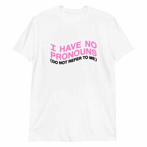Lance Reddick I have no pronouns don't refer to me shirt