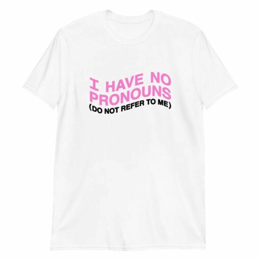 Lance Reddick I have no pronouns don't refer to me shirt