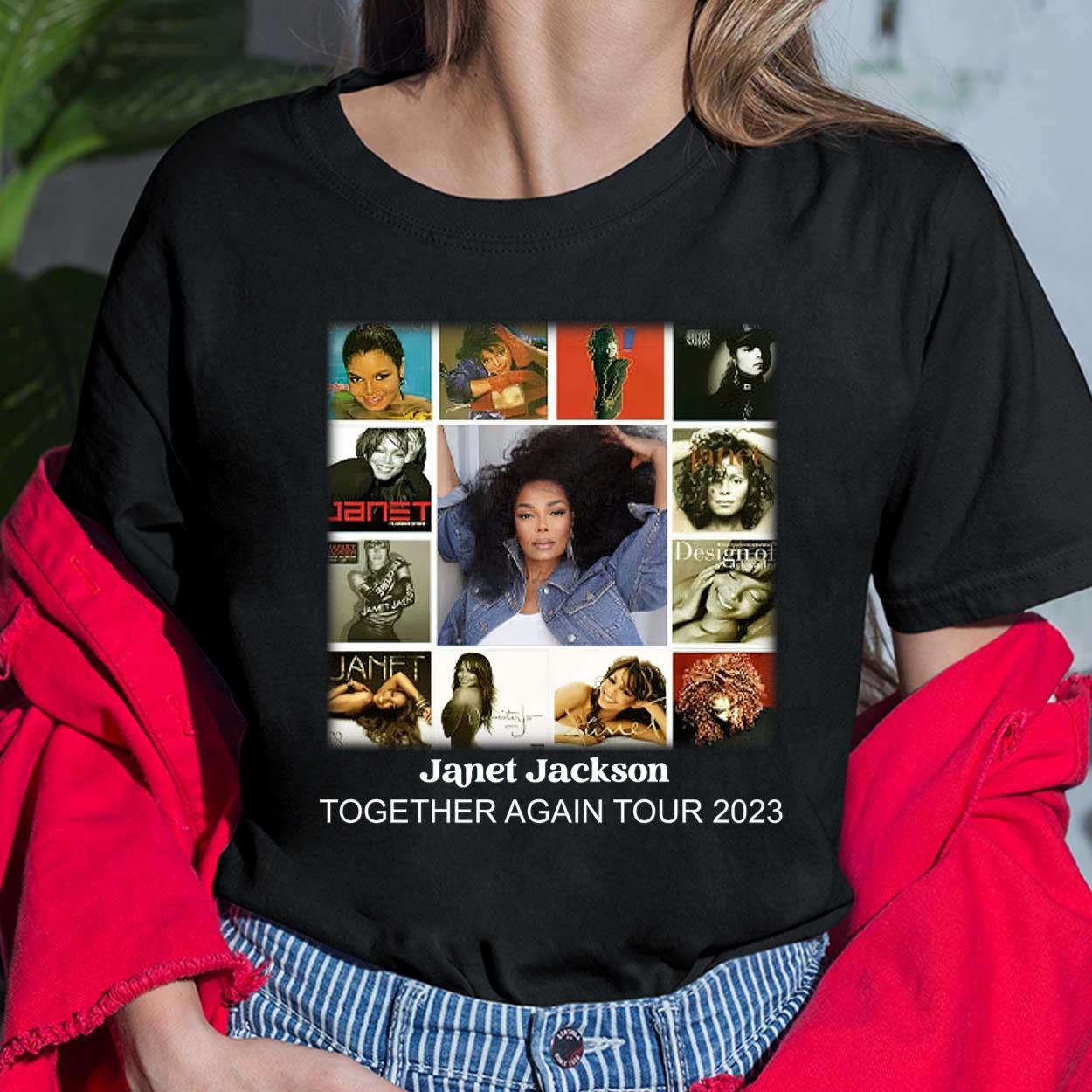 Janet Jackson Together Again Tour 2023 Shirt Janet Jackson Together Again Tour 2023 Shirt