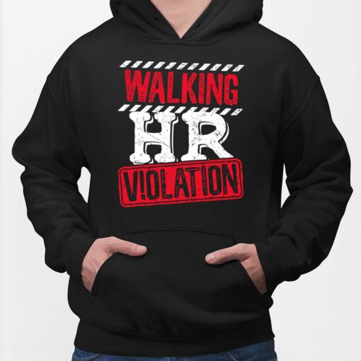 Walking Hr Violation Shirt $19.95 Lele walking hr violation shirt 2 Black