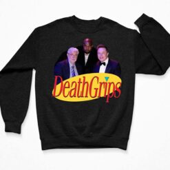 Kanye West Elon Musk George Lucas Seinfeld Death Grips Ladies Shirt $19.95 Up het Kanye West Elon Musk George Lucas Seinfeld Death Grips Shirt 3 Black