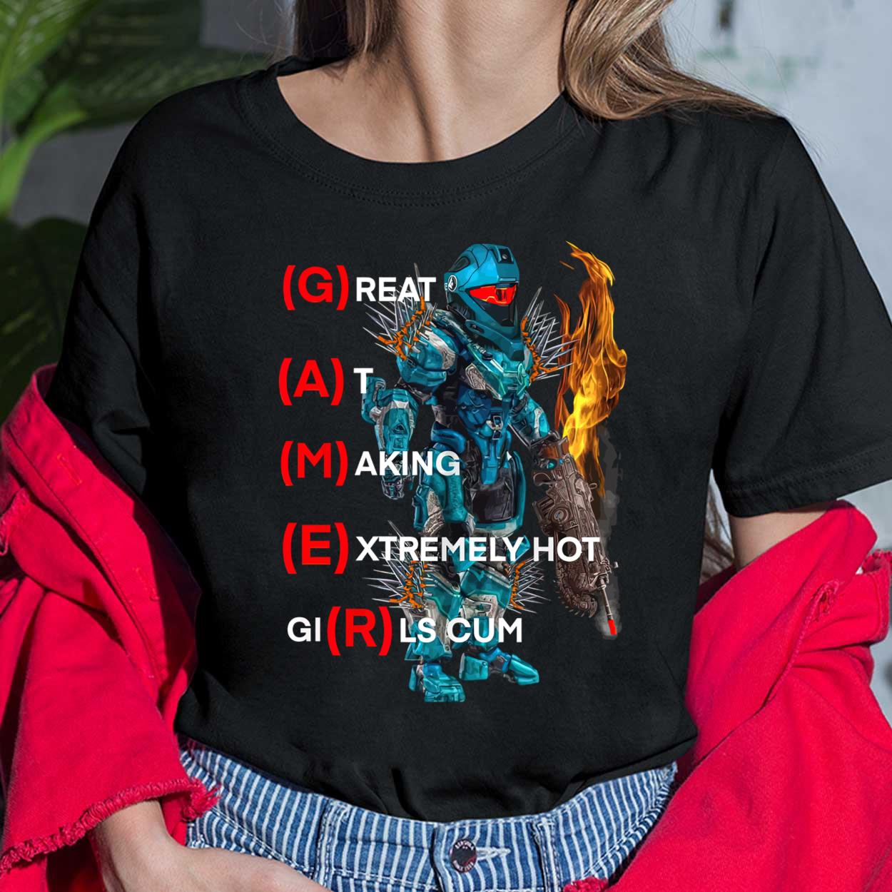 Gamer Great At Making Extremely Hot Girl Cum Shirt Lelemoon