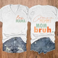 Boy Mama Mama Mommy Mom Bruh Shirt