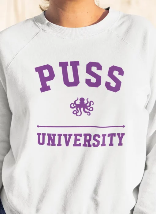 Puss University sweatshirt