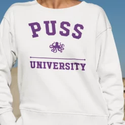 Puss University sweatshirt
