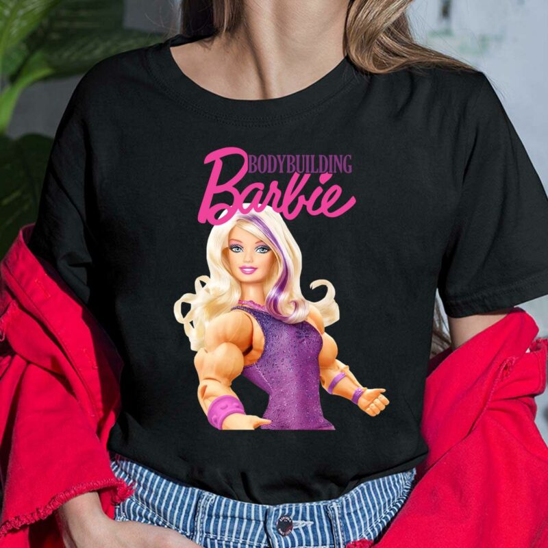 Bodybuilding Barbie Ladies Shirt