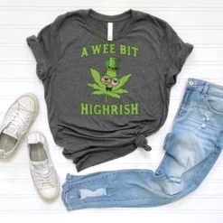 St Patricks Day A Wee Bit Highrish Shirt