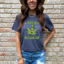 St Patricks Day A Wee Bit Highrish Shirt