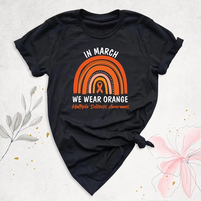 In March We Wear Orange Multiple Sclerosis Awareness Shirt My Patience I Like My Leprechaun Short Shirt