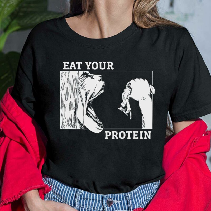 Attack On Titan Eat Your Protein Shirt Attack On Titan Eat Your Protein Shirt $19.95