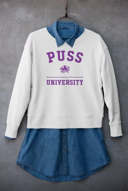 Puss University sweatshirt $30.95