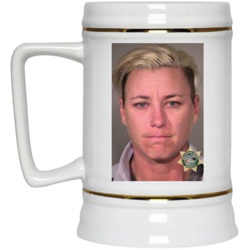 Abby Wambach Mugshot Mug $16.95