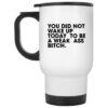 XP8400W White Travel Mug