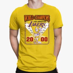 Pedro Pascal World Champions Los Angeles Lakers 2000 Shirt