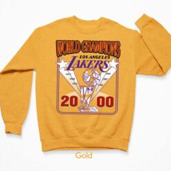 Pedro Pascal World Champions Los Angeles Lakers 2000 Sweatshirt