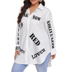 Taylor Swift AMA Inspired Eras Button-Up Shirt by Lelemoon