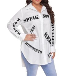 Taylor Swift AMA Inspired Eras Button-Up Shirt by Lelemoon