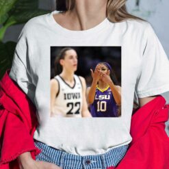 Angel Reese taunts Caitlin Clark shirt