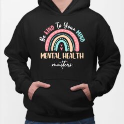 Be Kind To Your Mind Mental Health Matters Hoodie