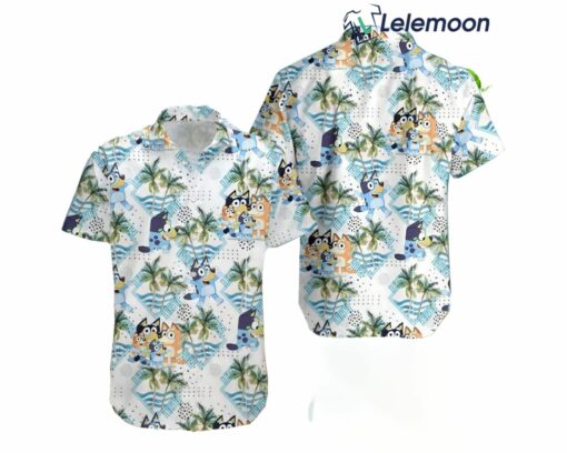 Bluey Dad Hawaiian Dad Life Family Hawaiian Shirt $34.95