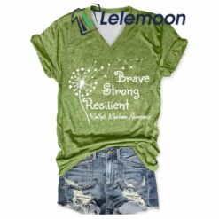 Brave Strong Resilient Multiple Myeloma Awareness Shirt, Hoodie, Sweatshirt, Women Tee $19.95