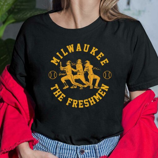 Brice Turang Joey Wiemer Garrett Mitchell Milwaukee The Freshman Shirt