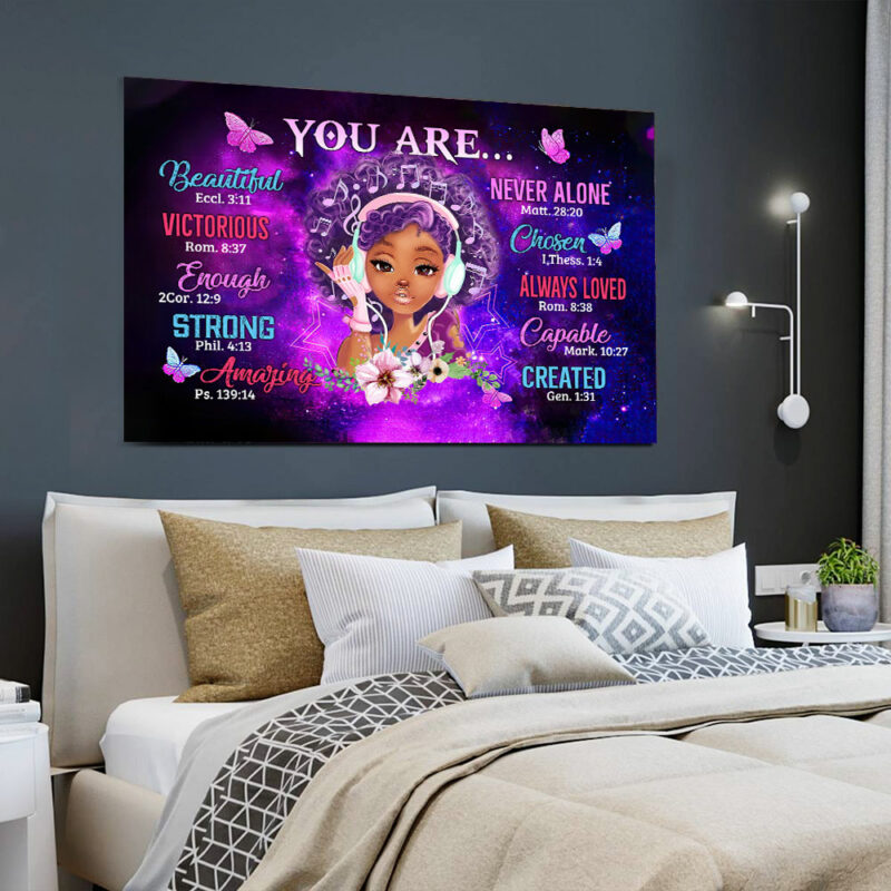 Black Girl You Are Poster, Canvas