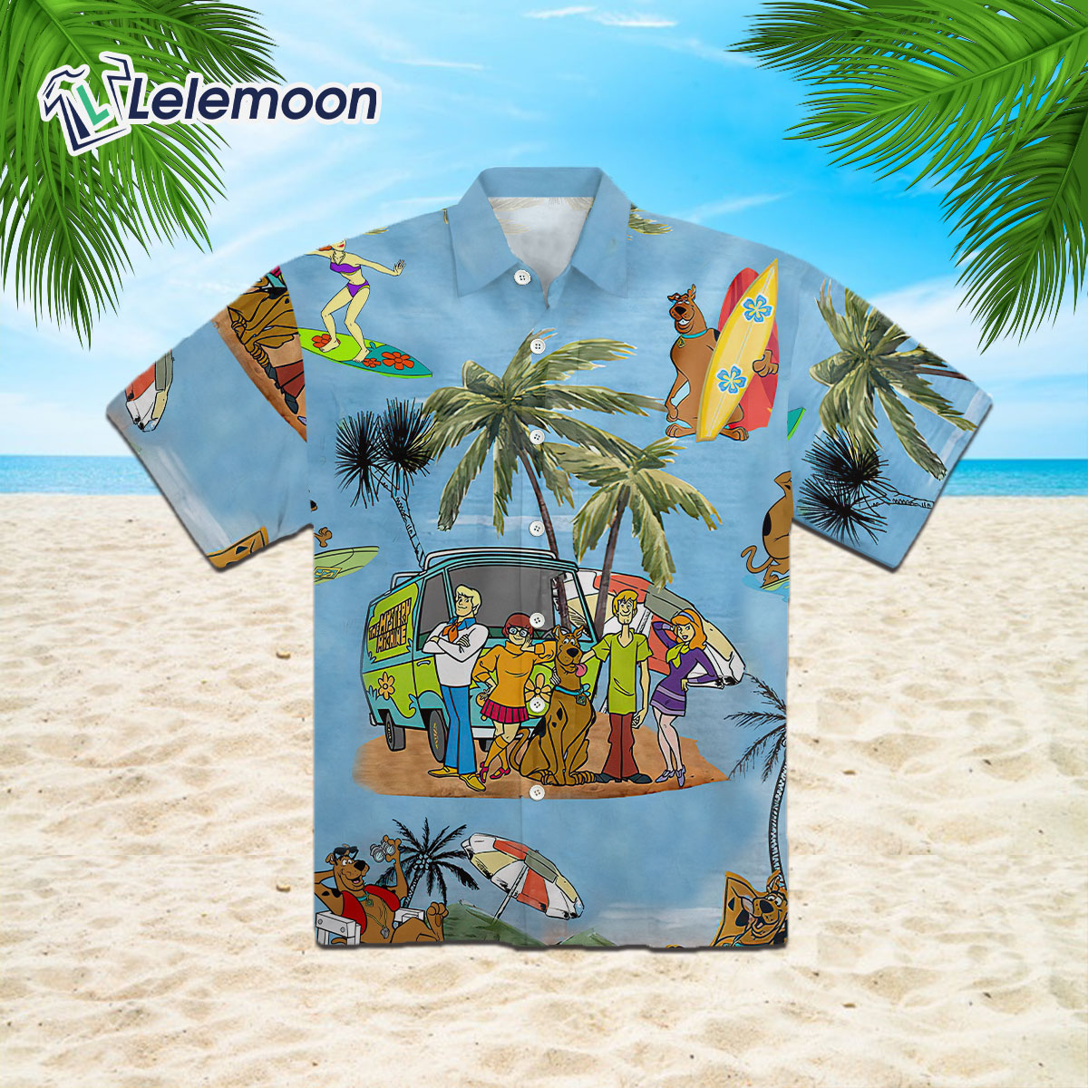 Scooby Doo Aloha Summer Hawaiian Shirt