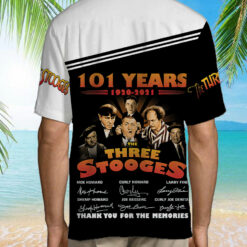 100 Years Of The Three Stooges 1922 2022 Hawaiian Shirt $34.95 Burgerprints 100 years of The Three Stooges 1922 2022 Hawaiian Shirt 8