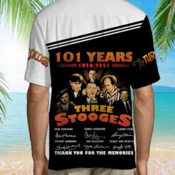 100 Years Of The Three Stooges Hawaiian Shirt $34.95