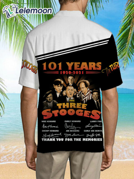 100 Years Of The Three Stooges 1922 2022 Hawaiian Shirt $34.95 Burgerprints 100 years of The Three Stooges 1922 2022 Hawaiian Shirt 8