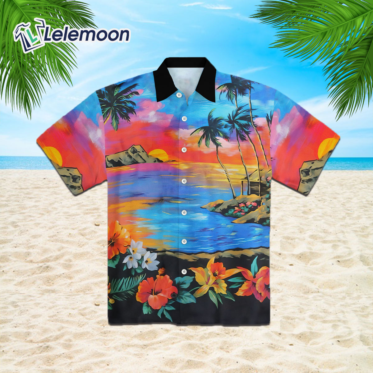 Luke Bryan Aloha Sunset Hawaiian Shirt - Lelemoon
