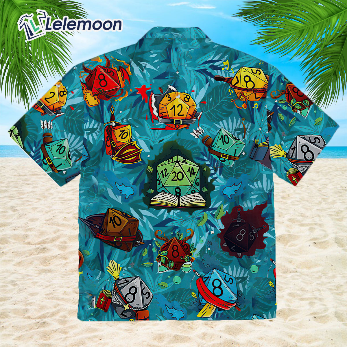 DnD Dice Hawaiian Shirt